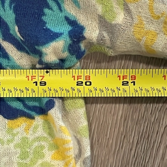 Sparrow Anthropologie Women’s Cardigan Small Colorful Floral 100% Cotton Coastal - Picture 10 of 12